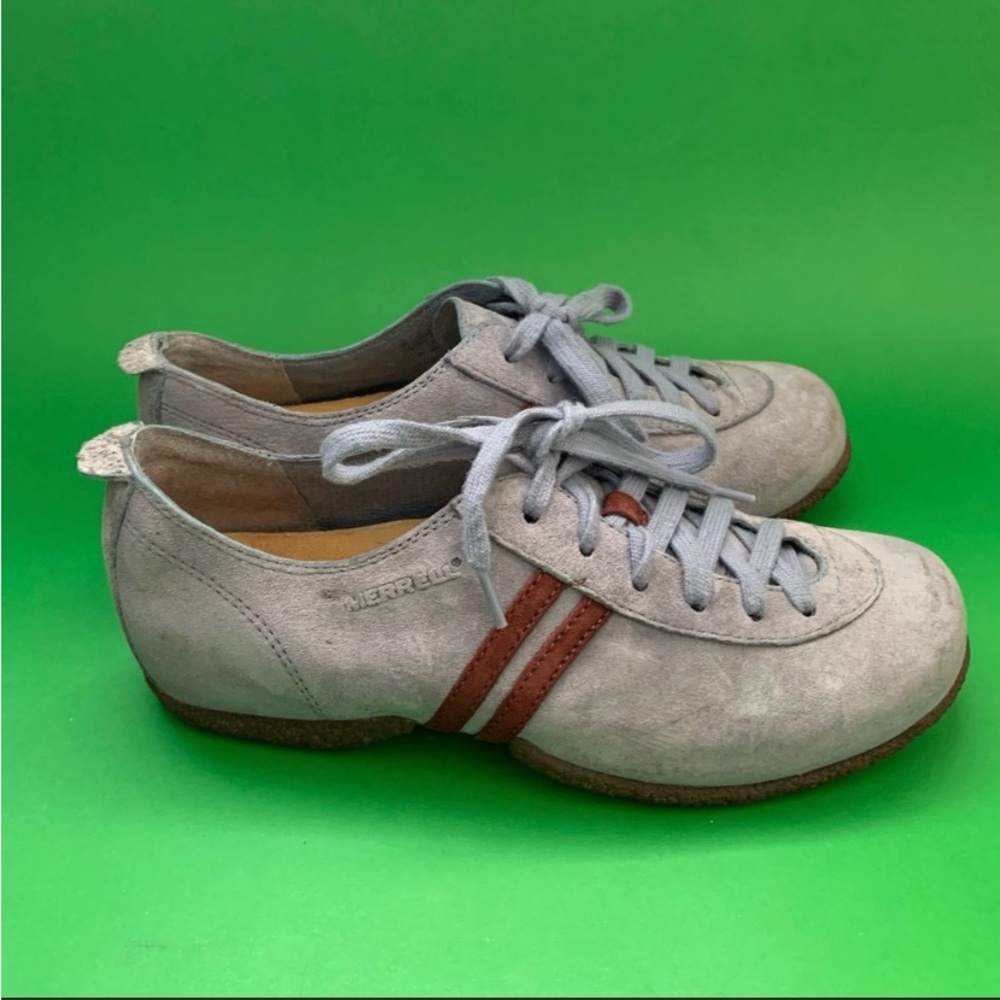 Merrell Suede gray shoes 8